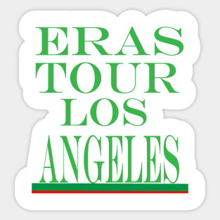 eras tour los angeles Sticker